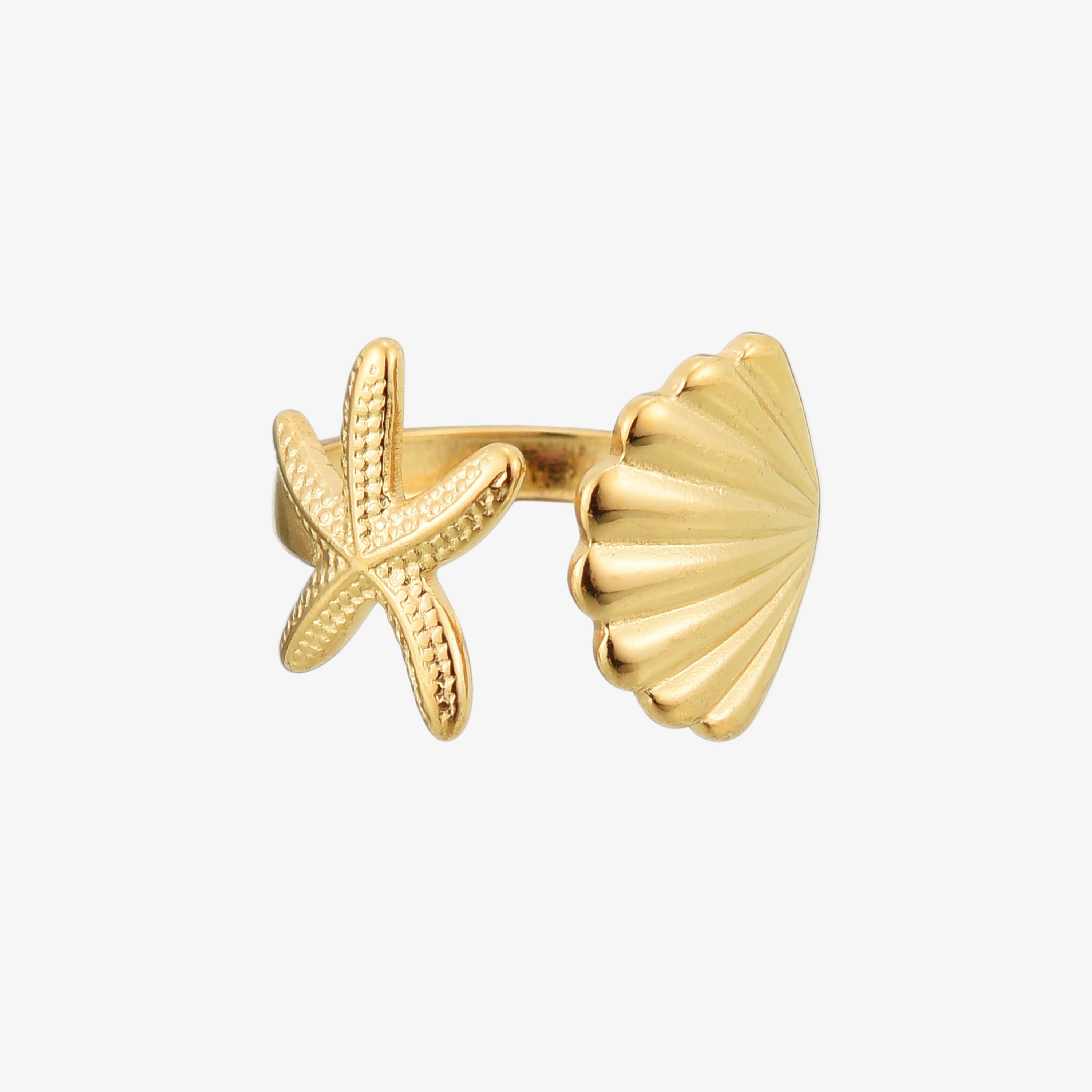 Isla Adjustable Ring 18K Gold Plated