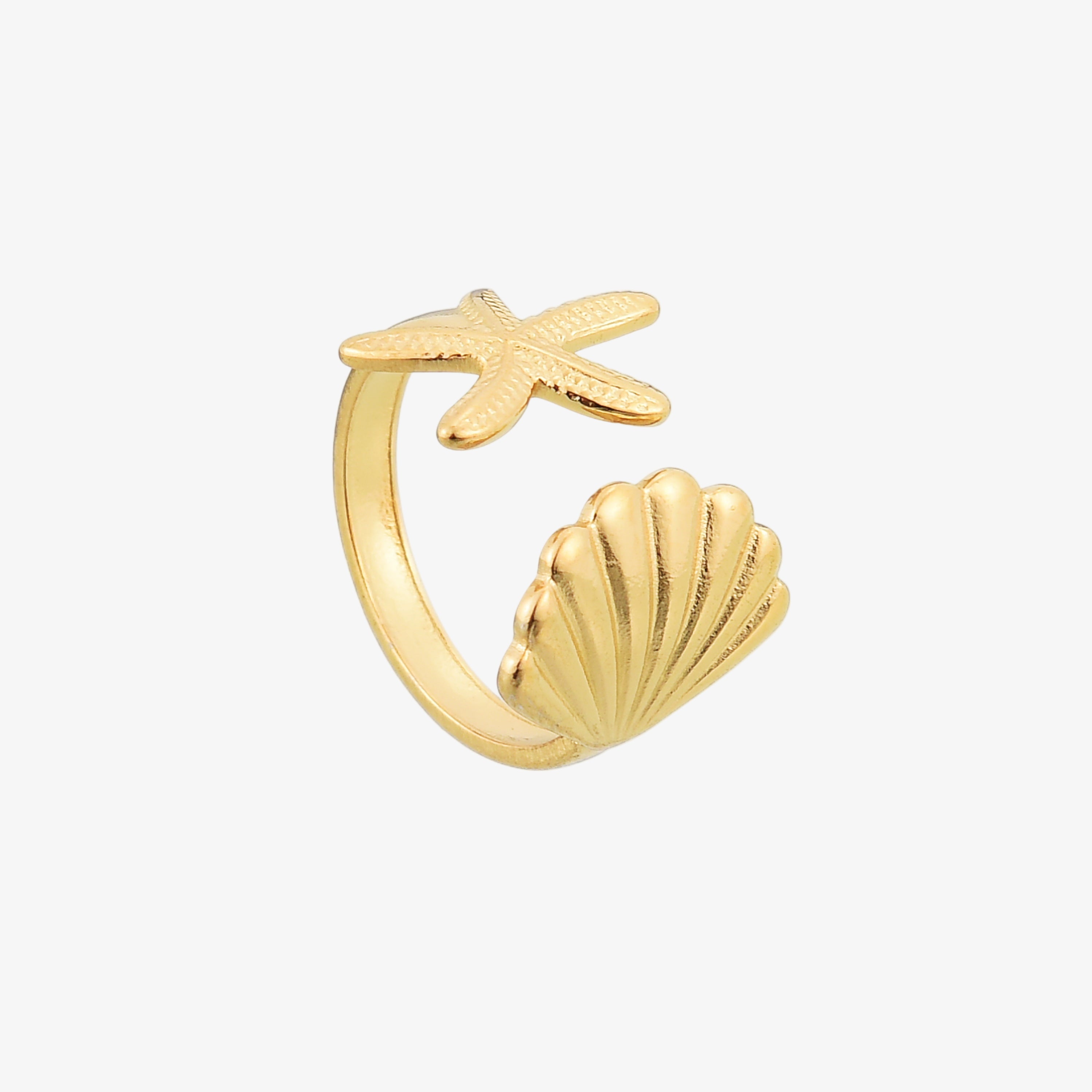 Isla Adjustable Ring 18K Gold Plated
