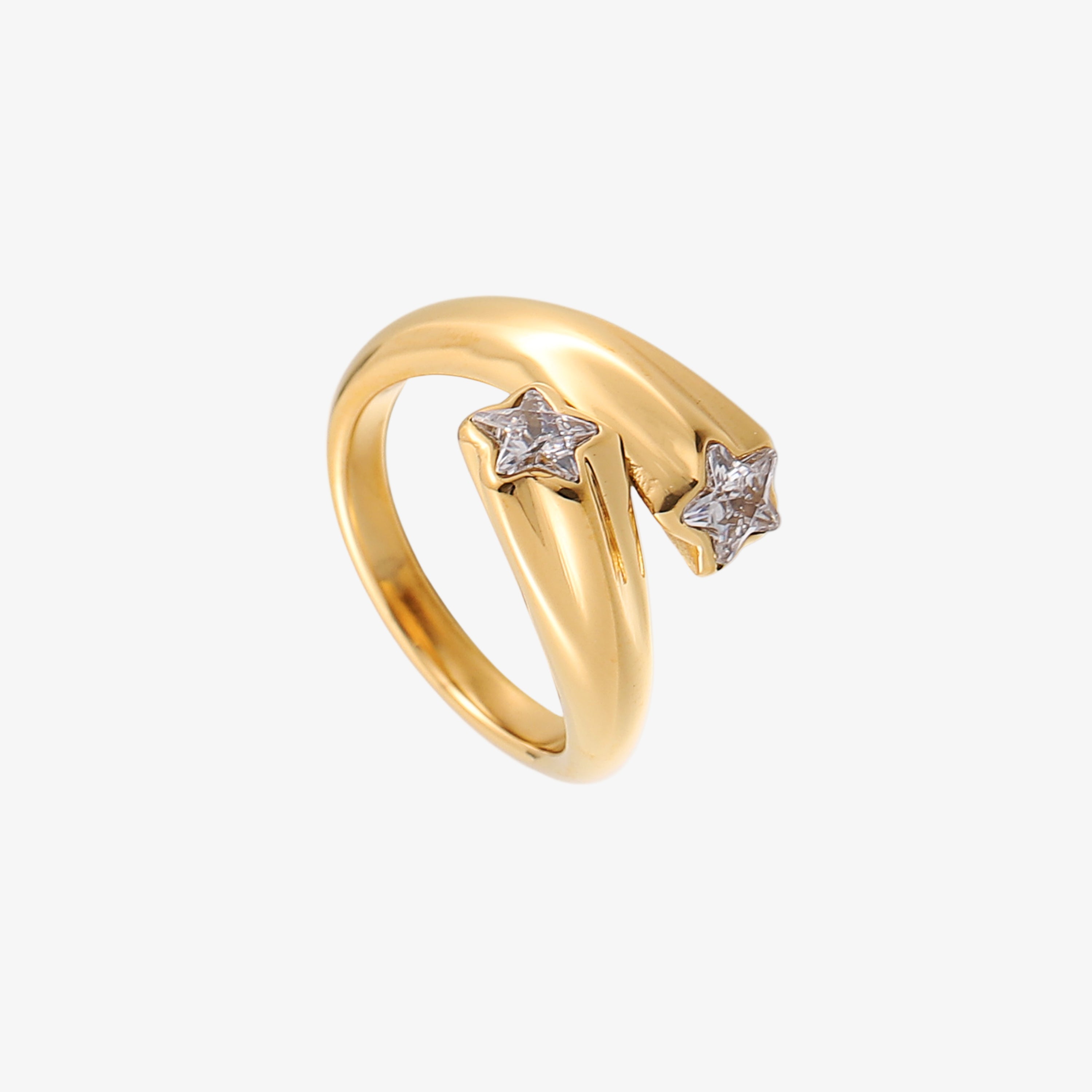 Nova Adjustable Ring 18K Gold Plated