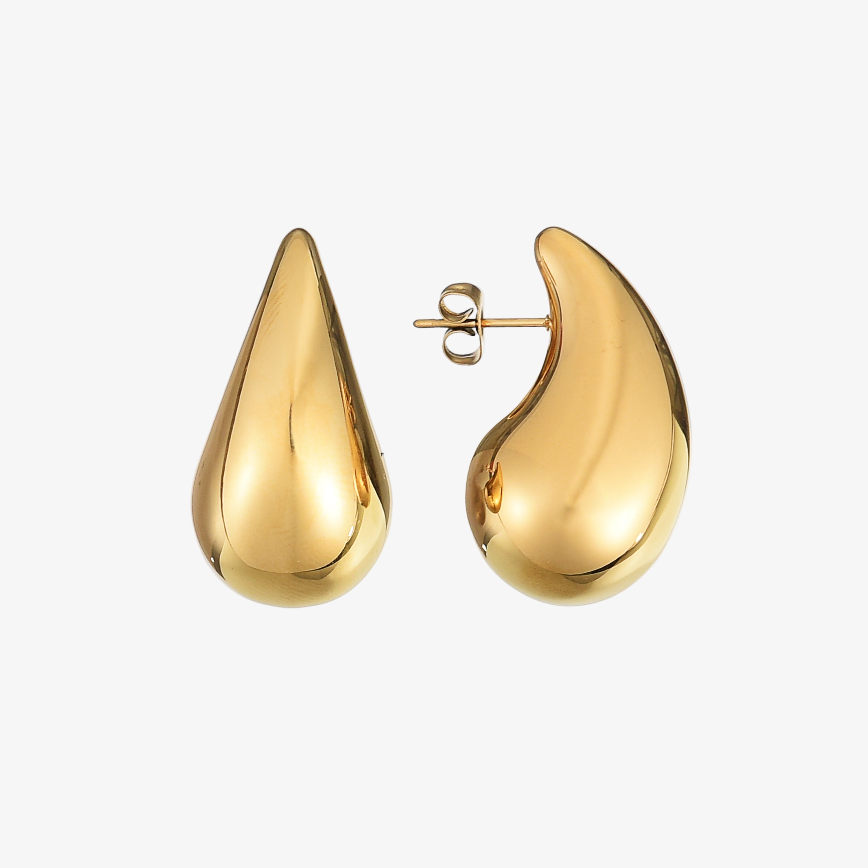 Celeste Hoop Earrings 18K Gold Plated
