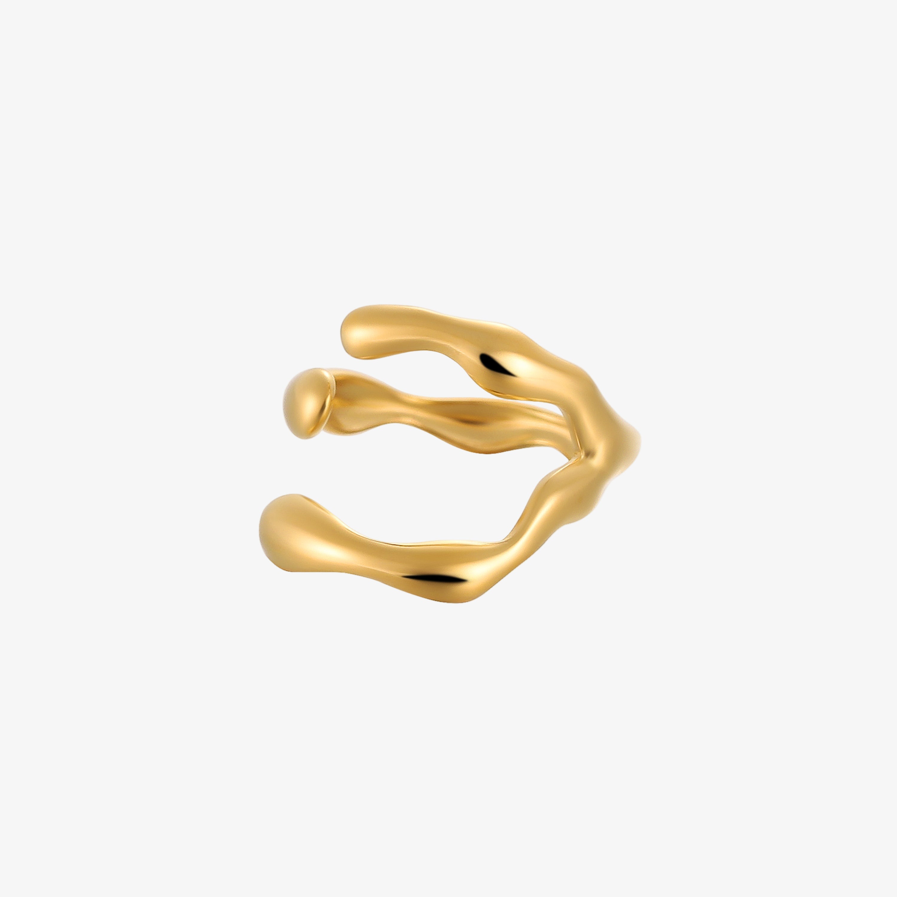 Siena Adjustable Ring 18K Gold Plated