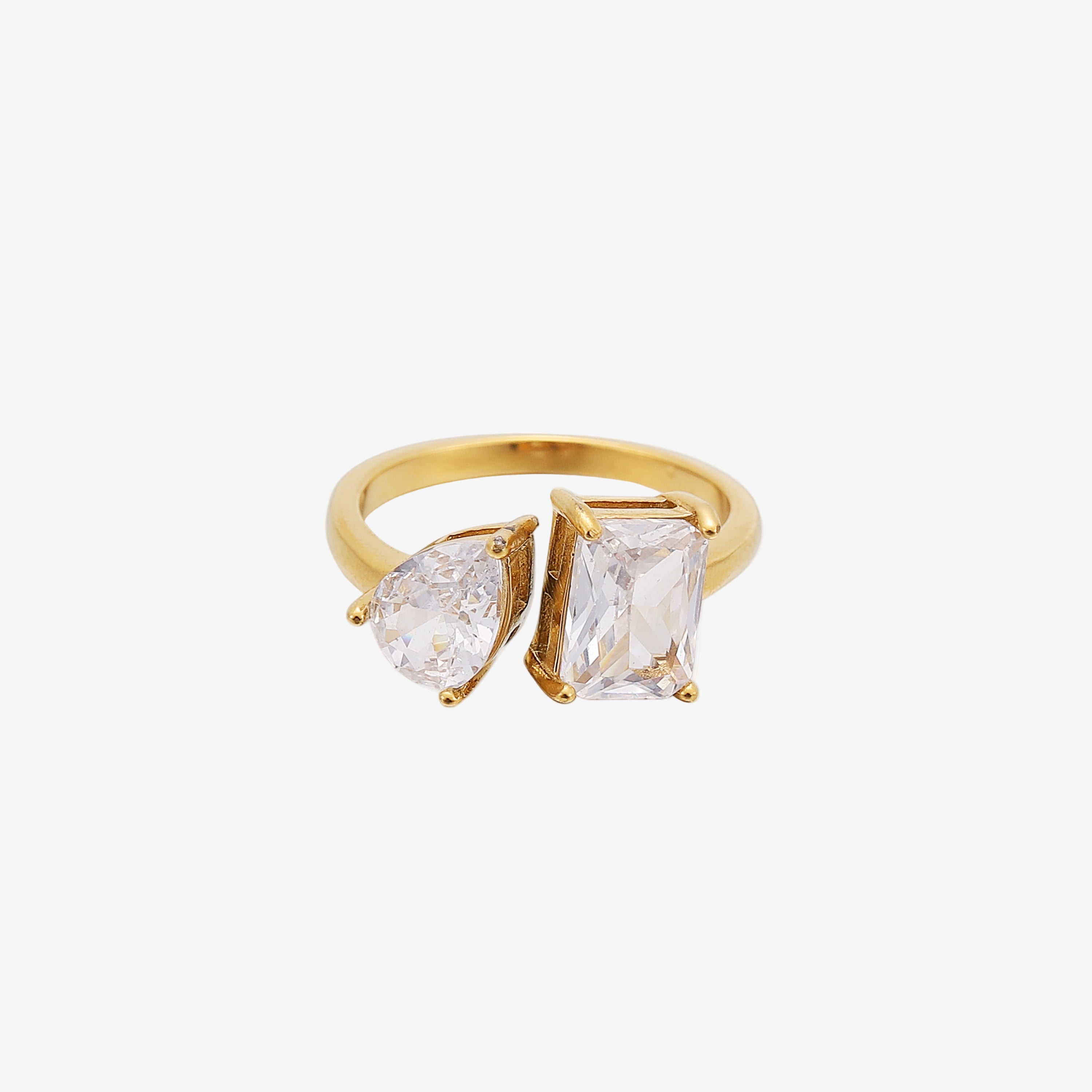 Aurora Adjustable Ring 18K Gold Plated