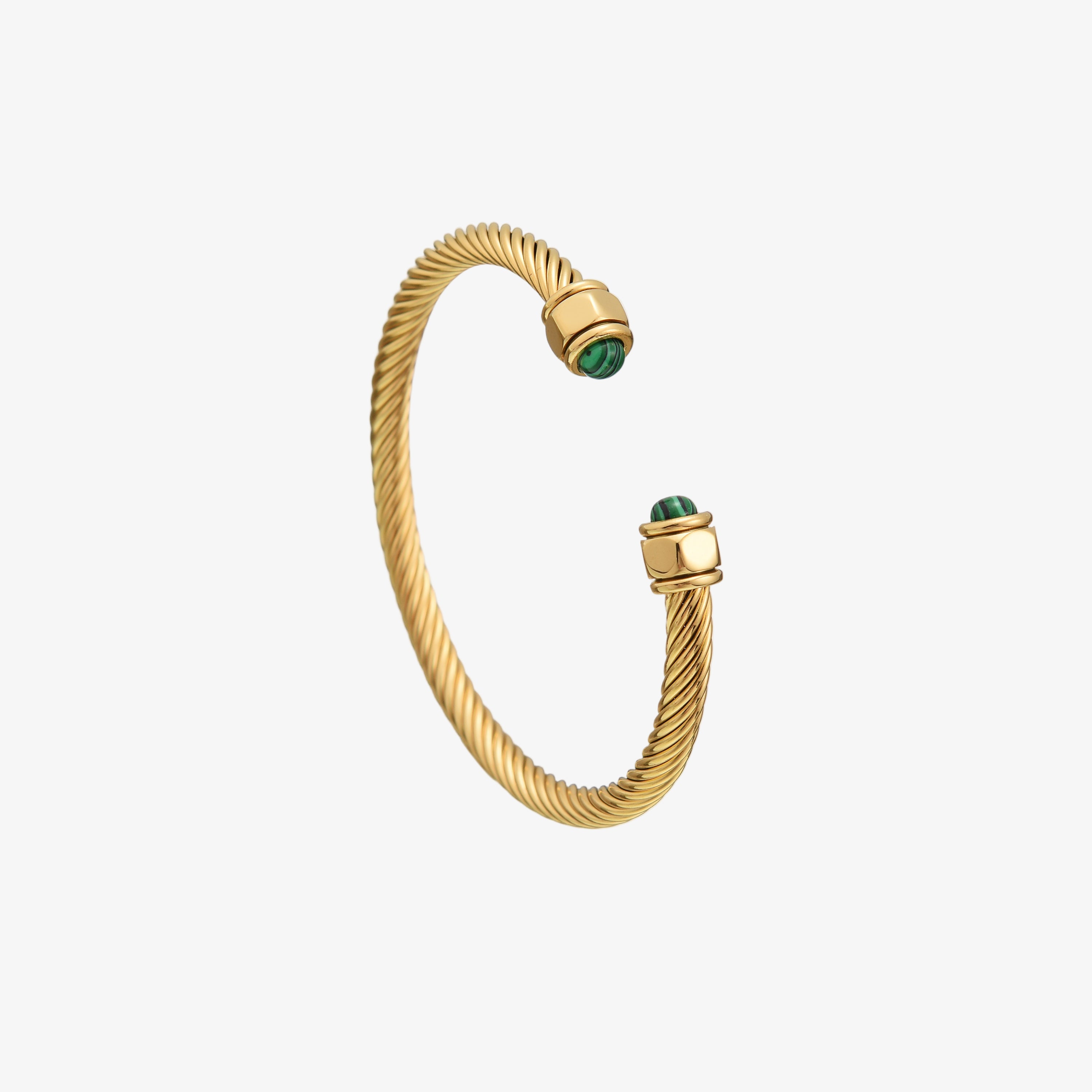 Pulsera Viena bañada en oro de 18 quilates