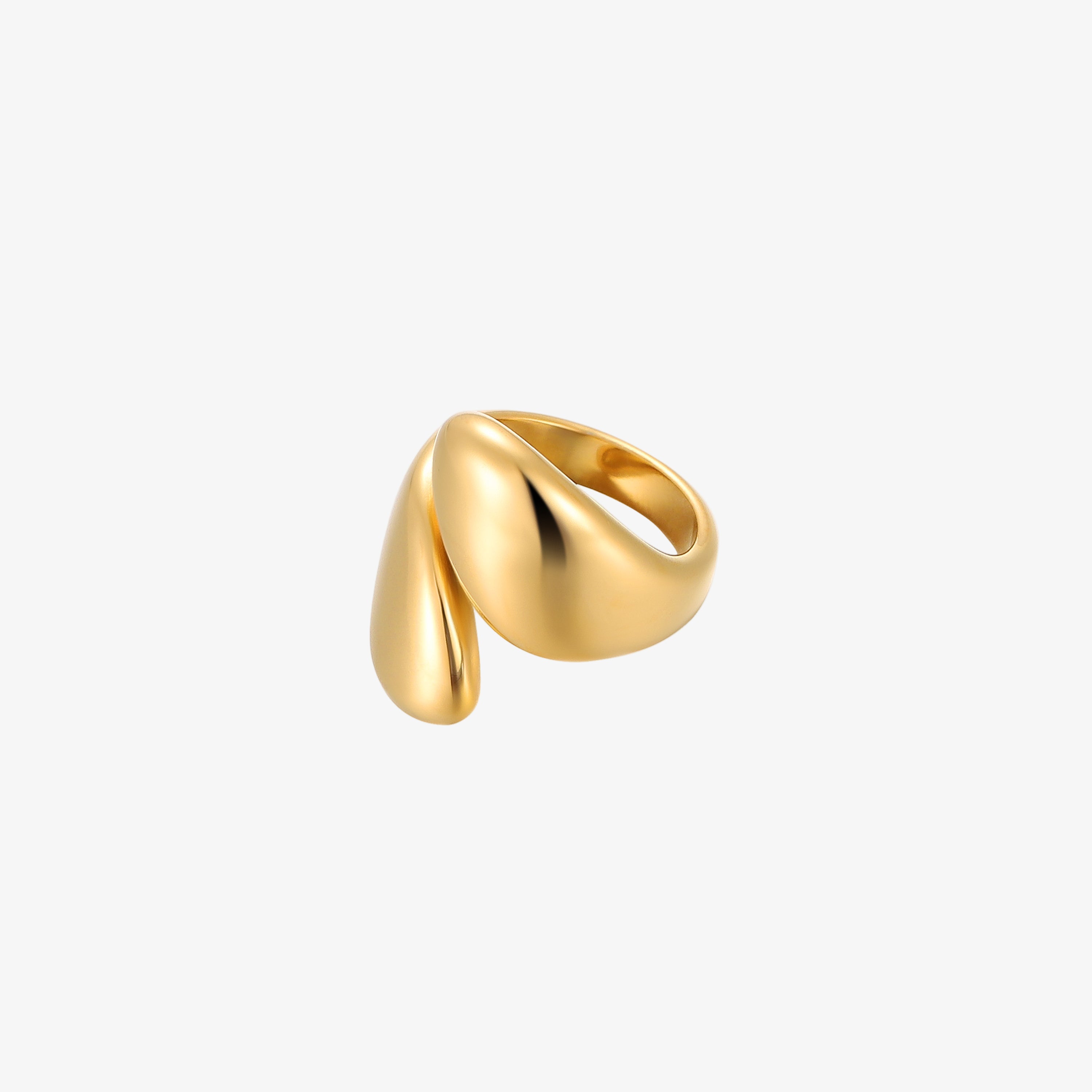 Aurora Adjustable Ring 18K Gold Plated