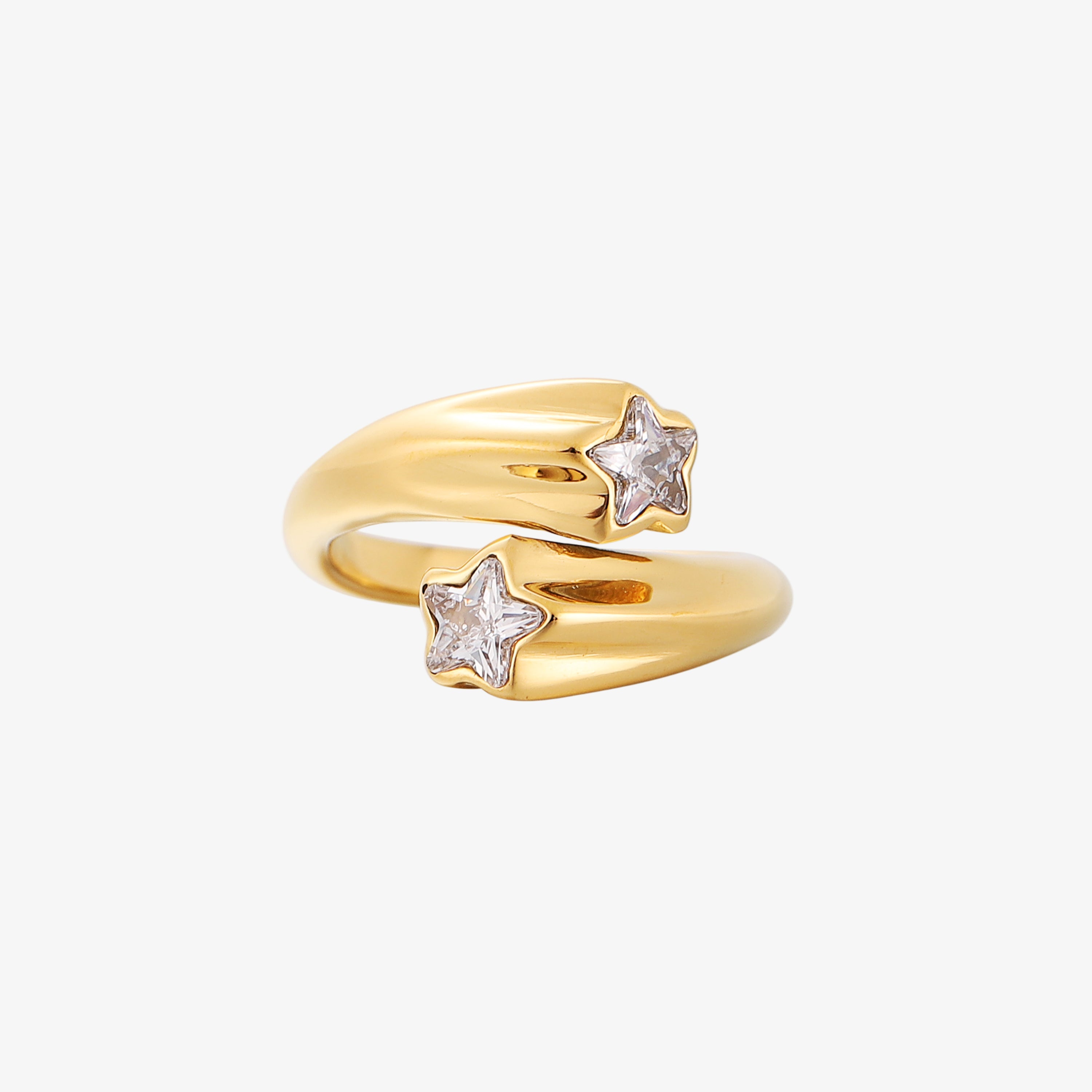 Nova Adjustable Ring 18K Gold Plated