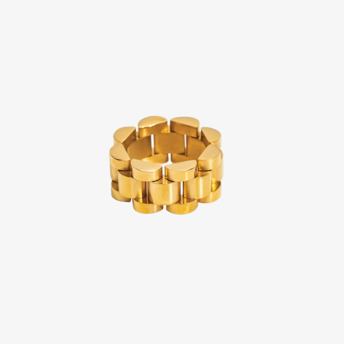 Beauty Link Minimalist Ring 18K Gold Plated