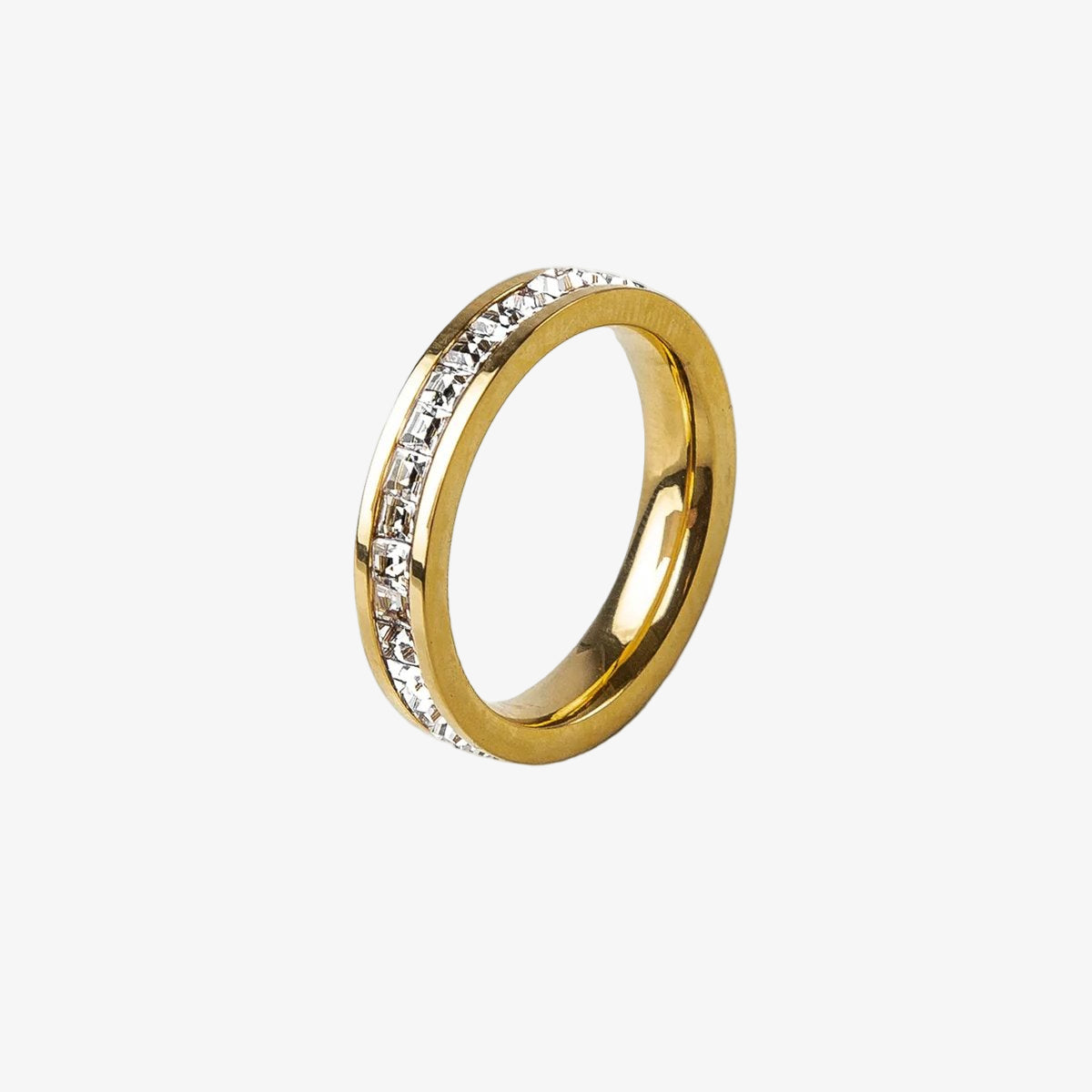 Brilliant Ring 18K Gold Plated