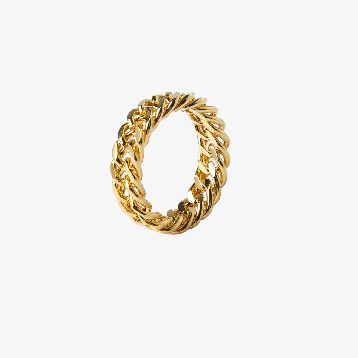 Chain Ring 18K Gold Plated