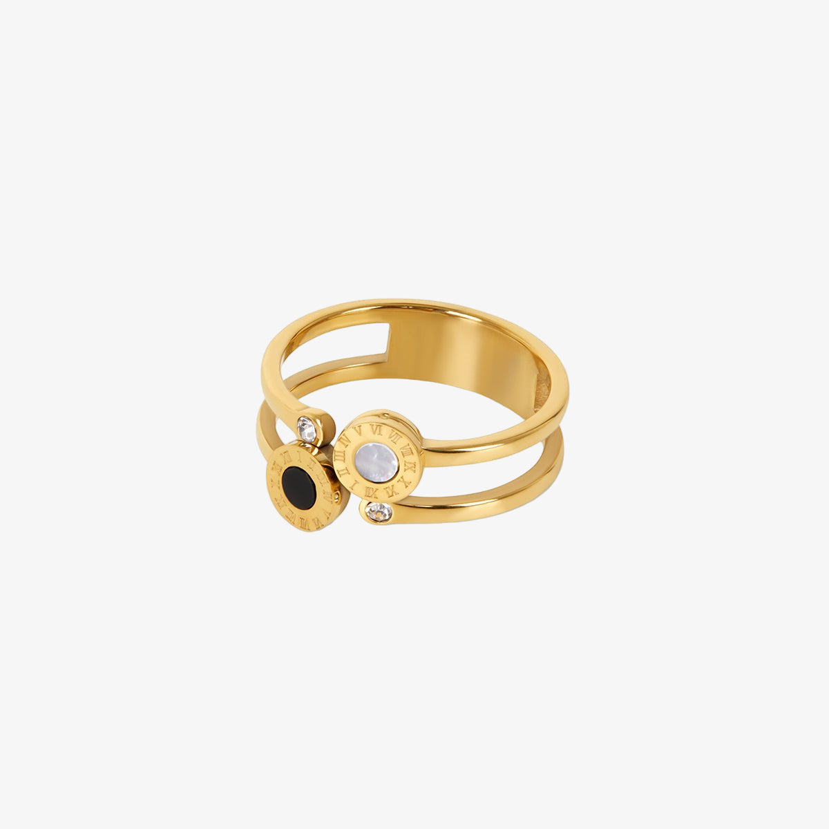 Venice Roman Ring 18K Gold Plated