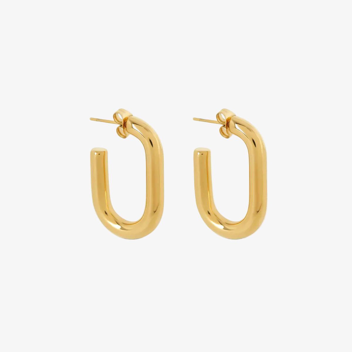 Piper Hoop Earrings 18K Gold Plated