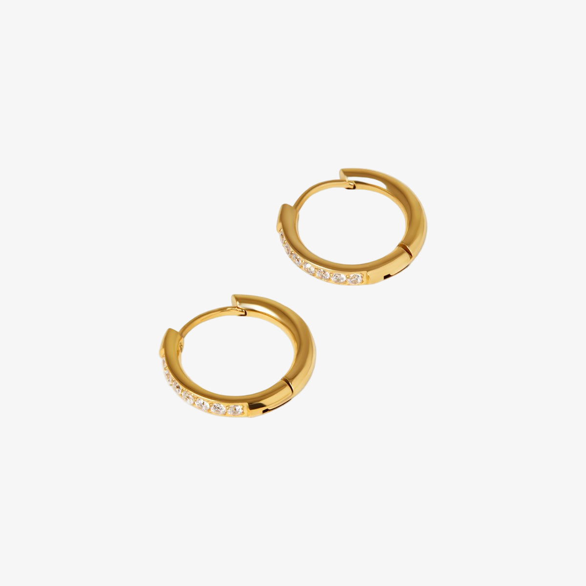 Arielle Hoop Earrings 18K Gold Plated