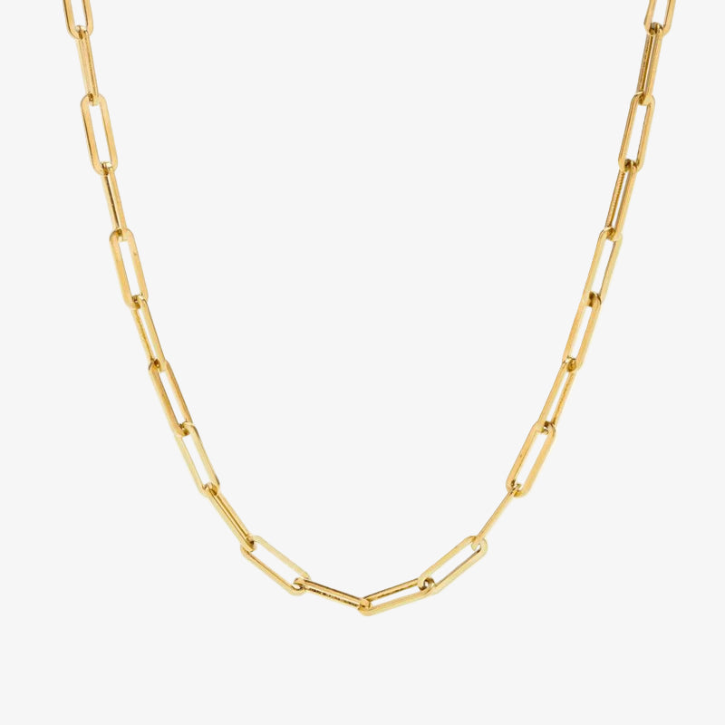 Celina Chain Link Necklace 18K Gold Plated