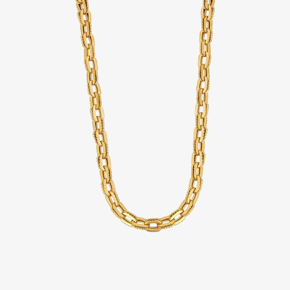 Chunky Link Necklace 18K Gold Plated