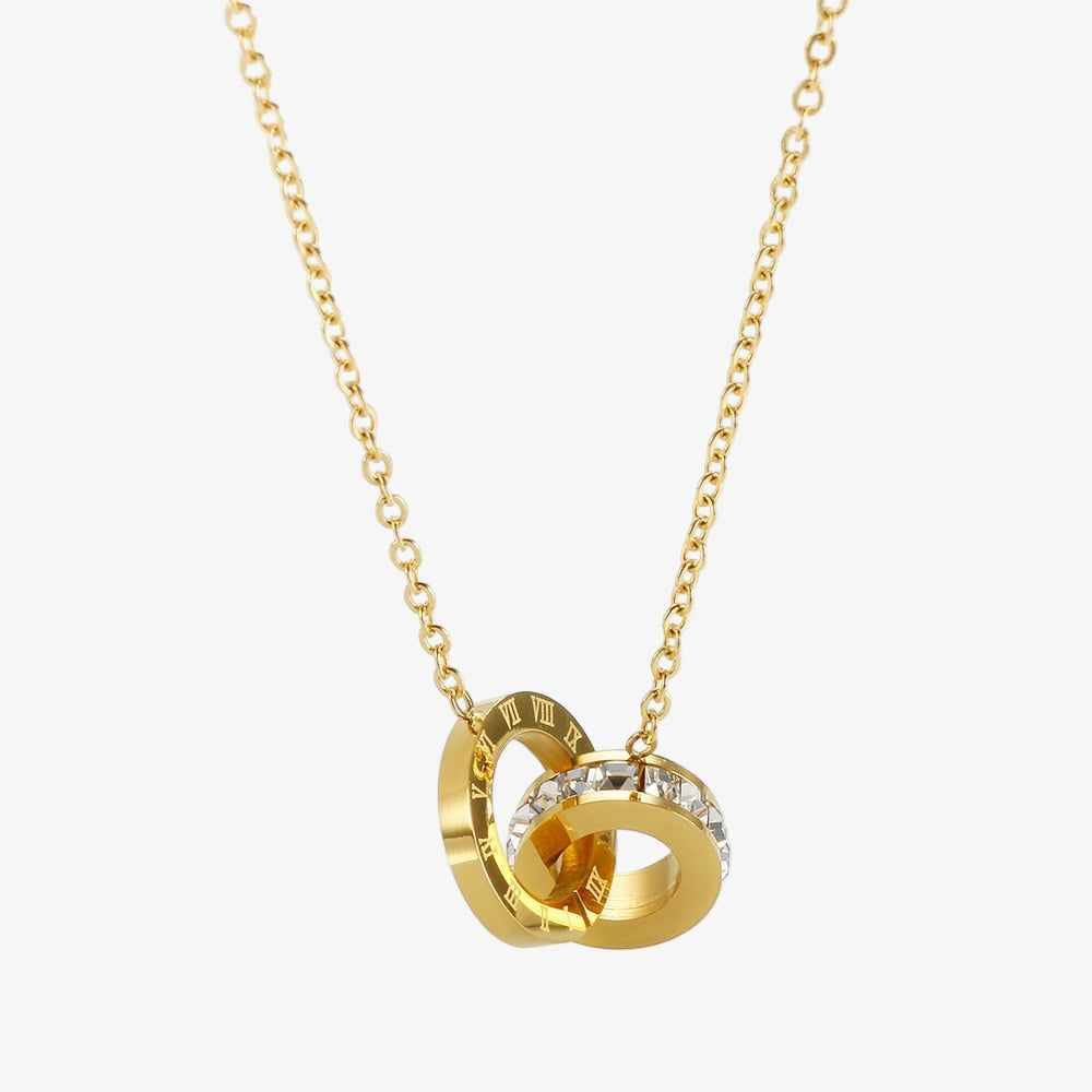 Imperial Zirconia Necklace 18K Gold Plated