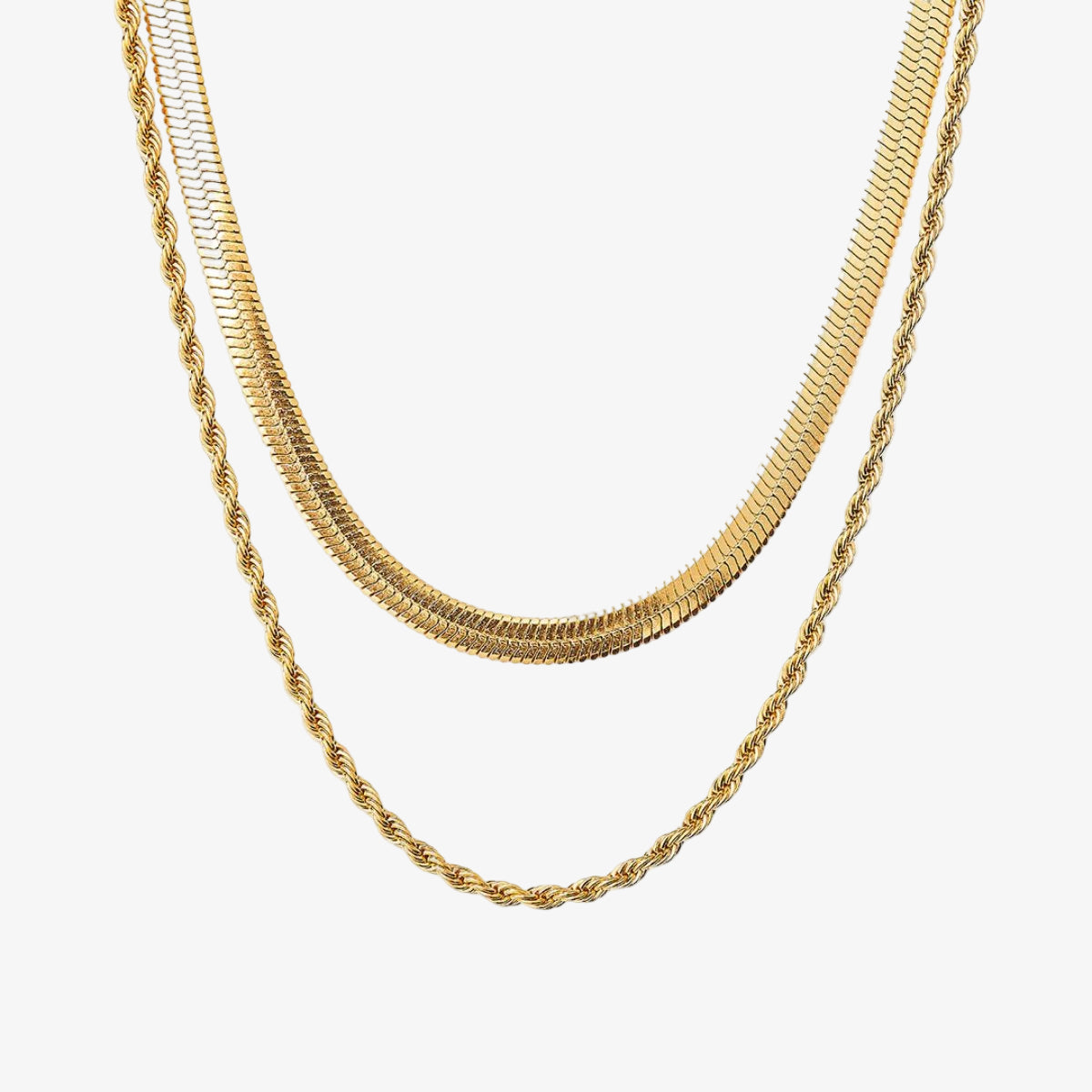 Amalfi Necklace Set 18K Gold Plated