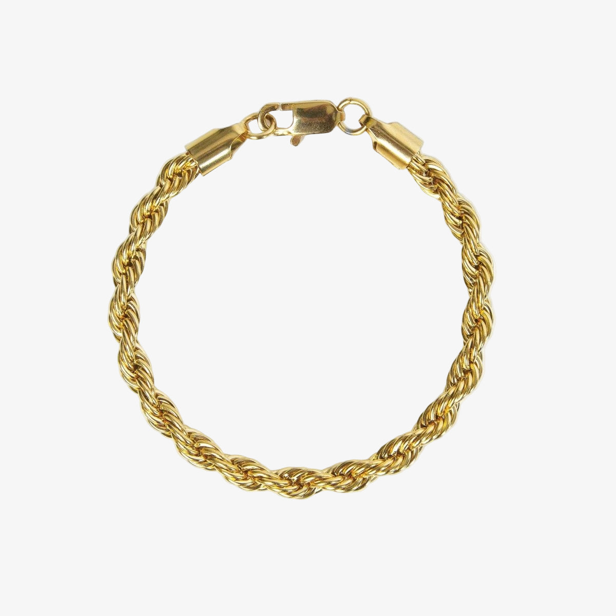 Twist Rope Bracelet 18K Gold Plated