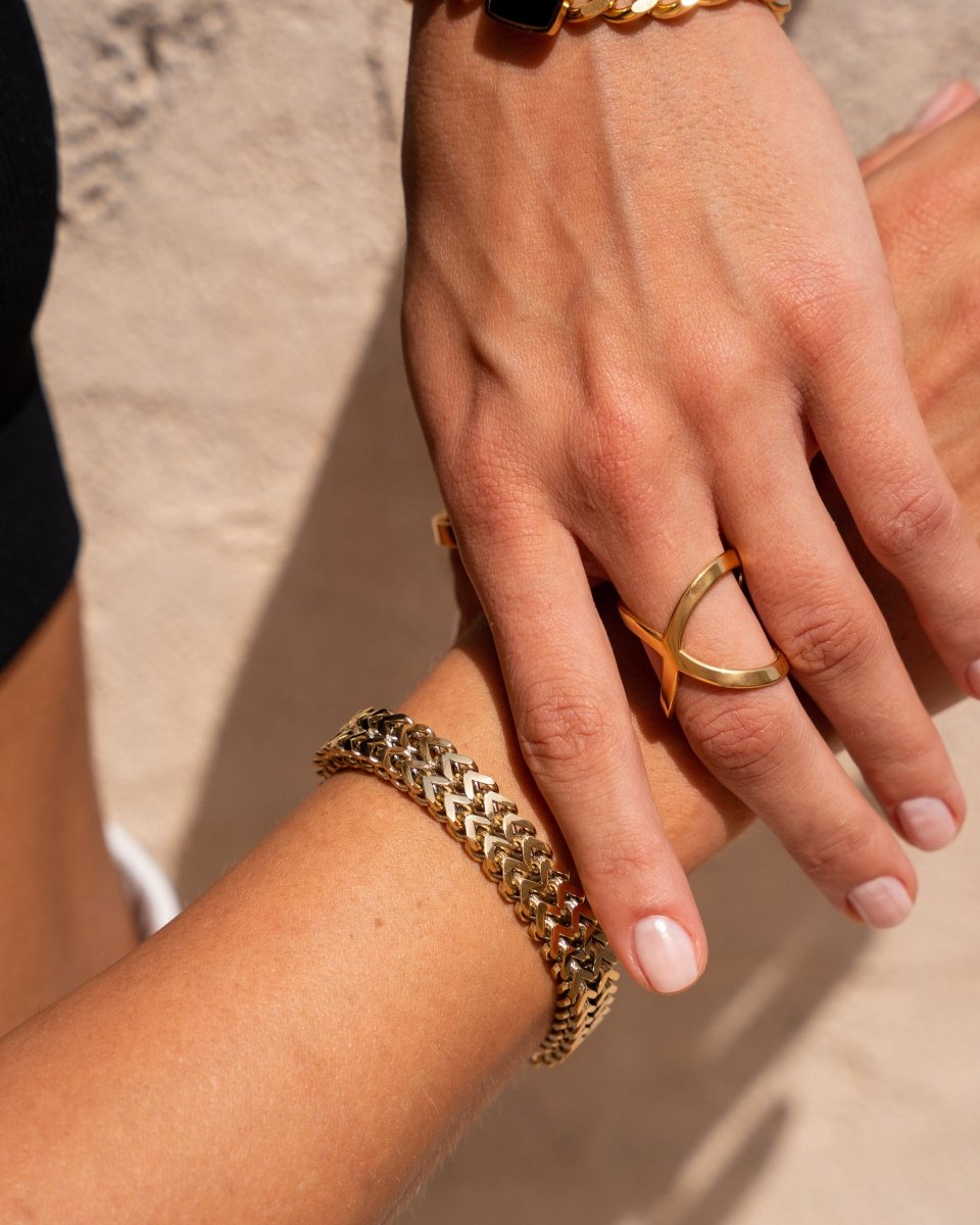 Petra Chain Bracelet 18K Gold Plated