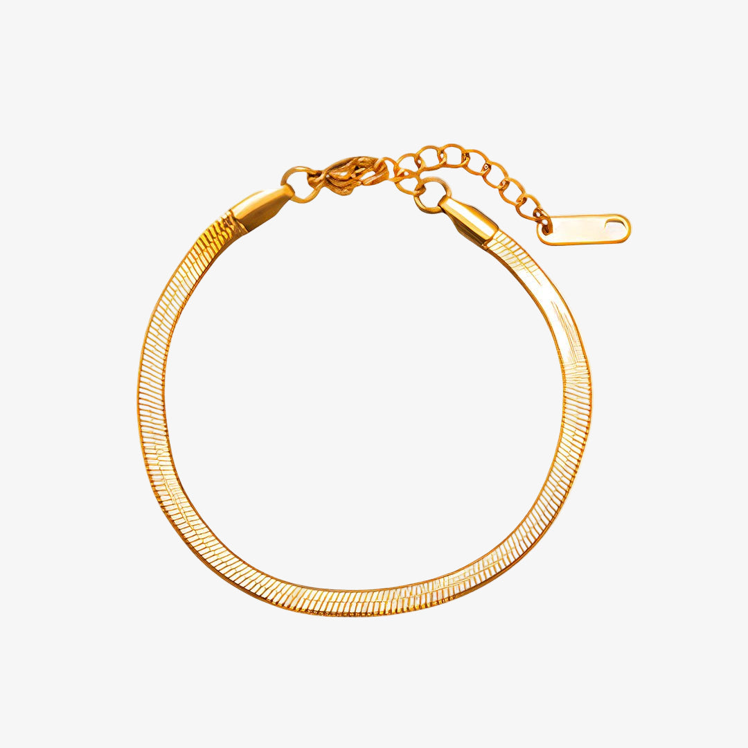 Mesh Bracelet 18K Gold Plated